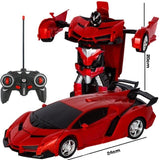 Rc Transformer 2 in 1 RC Car Driving Transformation Robots - Girly Wavy