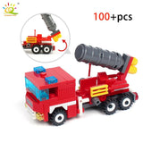 348pcs Fire Fighting 4in1 Trucks - Girly Wavy