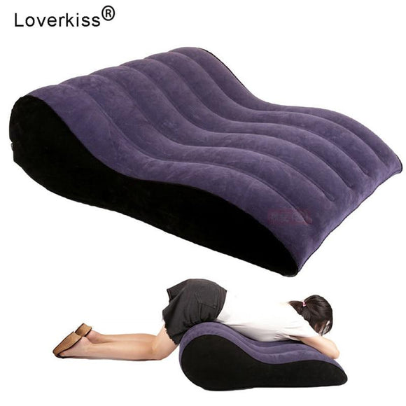 Sofa Inflatable Bed for Adult Bdsm Chair Aid Pillow for Couple Love Position Cushion - Girly Wavy