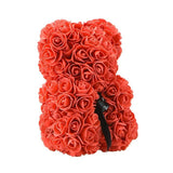 Rose Bear Roses Teddy Bear Artificial Flower - Girly Wavy