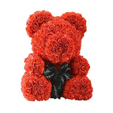 Rose Bear Roses Teddy Bear Artificial Flower - Girly Wavy