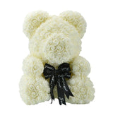 Rose Bear Roses Teddy Bear Artificial Flower - Girly Wavy