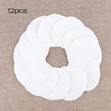 2/12pc Reusable Nursing Breast Pads Washable Soft Absorbent Baby 3 layers Pure cotton - Girly Wavy