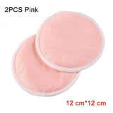 2/12pc Reusable Nursing Breast Pads Washable Soft Absorbent Baby 3 layers Pure cotton - Girly Wavy