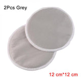 2/12pc Reusable Nursing Breast Pads Washable Soft Absorbent Baby 3 layers Pure cotton - Girly Wavy