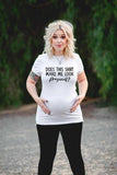 Women Pregnancy Clothes Baby Now Loading T Shirt - Girly Wavy