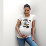 Women Pregnancy Clothes Baby Now Loading T Shirt - Girly Wavy