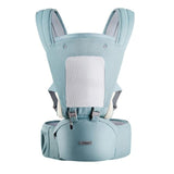 Breathable Ergonomic Baby Carrier Backpack Portable Infant Baby Carrier Kangaroo Hipseat - Girly Wavy