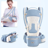 Ergonomic Baby Carrier Infant Baby Hipseat Carrier Front Facing Kangaroo - Girly Wavy