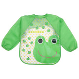 Baby Boy Bibs Waterproof Long Sleeve - Girly Wavy