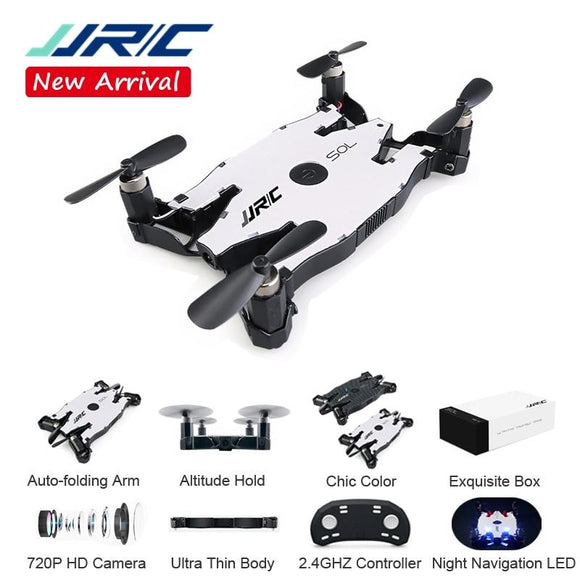 Selfie Drone 720P Camera Auto Foldable - Girly Wavy