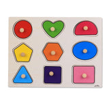 Baby Toys Montessori wooden Puzzle Educational Board - Girly Wavy