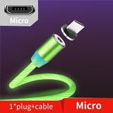 Magnetic LED Light Cable Fast Charging For all Phones - Girly Wavy