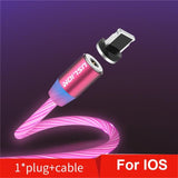 Magnetic LED Light Cable Fast Charging For all Phones - Girly Wavy