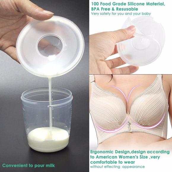 2pcs/lot Breast Milk Collector - Girly Wavy