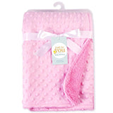 Baby Blanket & Swaddling Newborn Thermal Soft Fleece Blanket Solid Bedding Set Cotton Quilt - Girly Wavy