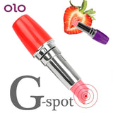 Lipsticks Vibrator Mini Secret Bullet Vibrator Clitoris Stimulator for Woman Masturbator - Girly Wavy