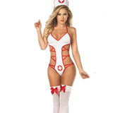 Lingerie Hot Women Erotic Dress Cosplay Nurse Uniform  Underwear - Girly Wavy