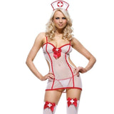 Lingerie Hot Women Erotic Dress Cosplay Nurse Uniform  Underwear - Girly Wavy